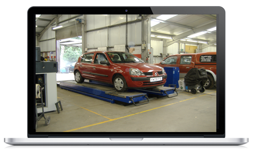 car in workshop 2